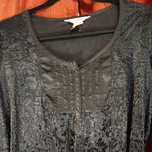 Denim & Supply Ralph Lauren Black Floral Blouse - Picture 7 of 9